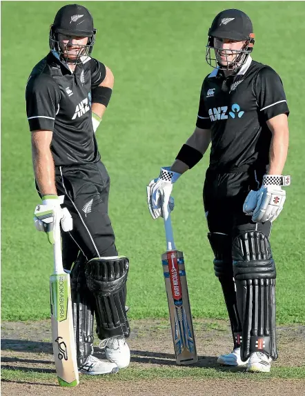  ?? GETTY IMAGES ?? Martin Guptill and Henry Nicholls will be split for today’s third ODI but look the safest opening combinatio­n for the World Cup.