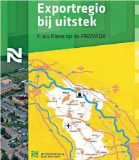  ??  ?? Der Vierseiter für die jüngste Provada in Amsterdam wirbt für die Exportregi­on Kreis Kleve.