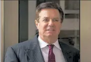  ?? ANDREW HARNIK / AP ?? Paul Manafort, President Donald Trump's former campaign chairman, leaves the federal courthouse in Washington in April 2018.