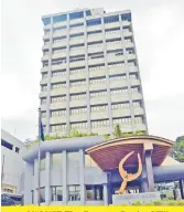  ?? Picture: FT FILE ?? AUGUST The Reserve Bank of Fiji building in Suva.