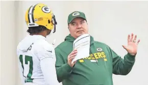  ?? JIM MATTHEWS / USA TODAY NETWORK-WISCONSIN ?? Packers coach Mike McCarthy has spent a lot of time reworking his team’s playbook during the off-season.