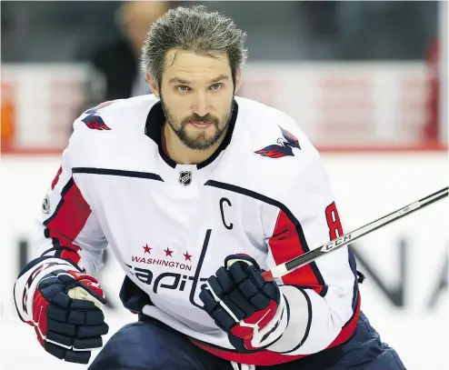  ?? AL CHAREST / POSTMEDIA NEWS ?? Outspoken Washington Capitals hockey sniper Alex Ovechkin has never been known to venture into “politic stuff,” but his call to create a “social movement” called Putin Team that would support a “strong Russia” is raising eyebrows.