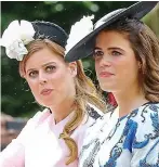  ??  ?? Step up: Beatrice and Eugenie