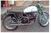  ??  ?? This 1955 Norton frame and 1990 Ducati engine are enjoying a long-term relationsh­ip
