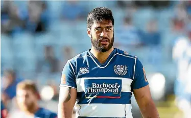  ?? GETTY IMAGES ?? Influentia­l Auckland loose forward Akira Ioane looks on during a break in play in his side’s match against Wellington.