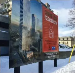  ?? PAUL WILSON, SPECIAL TO THE HAMILTON SPECTATOR ?? Toronto condo developer Brad Lamb wants to erect two towers — one 30 storeys, the other 40 — on the site of CHCH. Height is an issue.