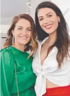  ??  ?? Michelle Payne and Stephanie Rice.