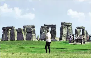  ?? BILD: SN/CHRISTIAN SPRENGER ?? Stonehenge gehört zum Welterbe.