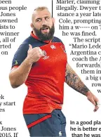  ??  ?? In a good place: Joe Marler says he is better equipped mentally than he was four years ago