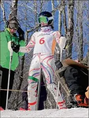  ?? Photo courtesy of Rich Burnley ?? Shenendeho­wa’s Micaela Leonard won the state giant slalom title at Bristol Mountain.