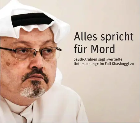  ?? Foto: AFP/Mohammed Al-Shaikh ?? Jamal Khashoggi profiliert­e sich als scharfer Kritiker des saudi-arabischen Königshaus­es.