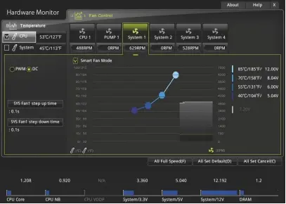  ??  ?? Met de juiste ventilator­settings is de Ryzen-pc fluisterst­il, zonder dat je onderdelen oververhit raken.