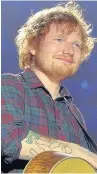  ??  ?? ●●Meeting Ed Sheeran is top of the Ollie’s wish list
