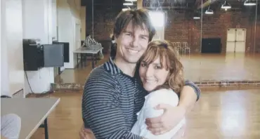  ??  ?? 0 Shirley Ballas with Tom Cruise, whom she taught to dance, above; with her mother, Audrey, main