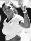  ??  ?? Serena Williams