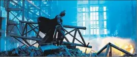  ?? Warner Bros. Pictures ?? CHRISTIAN BALE stars as Batman in the 2008 film “The Dark Knight,” a coproducti­on of Legendary Pictures and Warner Bros. Pictures.