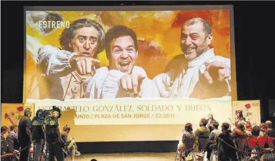  ?? LORENZO CORDERO ?? Presentaci­ón de la 34 edición en Cáceres, ayer en el Gran Teatro de Cáceres.