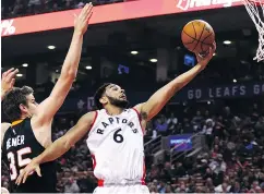  ?? DAVE ABEL / POSTMEDIA NEWS ?? Cory Joseph was back in his customary part of the rotation during Monday’s victory over the Clippers.