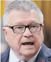  ?? CP ?? Public Safety Minister Ralph Goodale: “When something of this nature happens, we treat it with real gravity.”