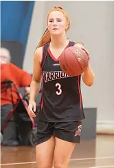  ?? File photograph. ?? Warragul Warriors player Shanara Notman scored 12 points in the nine-point loss to Maffra on Saturday night.