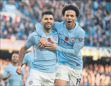  ?? FOTO: GETTY ?? quieren seguir liderando el ataque de un City que viaja al estadio del Leicester