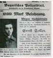  ??  ?? Ernst Toller wurde 1919 steckbrief­lich gesucht. 1917 war er in Krumbach zu Besuch.