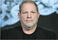  ?? RICHARD SHOTWELL / INVISION/ AP / CP FILES ?? The legal team for a Toronto actress has tried for to serve Harvey Weinstein with court papers for more than a week. Their client is seeking damages for an alleged sexual assault that occurred 17 years ago in Toronto.