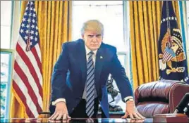  ?? AP FILE ?? US President Donald Trump in the Oval Office of the White House.