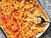  ?? BRITTANY CONERLY ?? Jocelyn Delk Adams' epic macaroni and cheese gets its flavor from five cheeses and a kiss of bouillon.