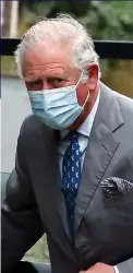  ??  ?? EMOTIONAL: Prince Charles arriving at the hospital yesterday