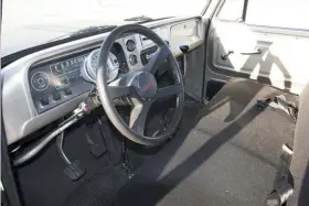  ??  ?? 06 RIGHT.
The interior of our C10 is all original and extremely worn out. We will be replacing the dash components, audio system, door hardware, all the wiring and interior fabric. It’s going to be a fun project!