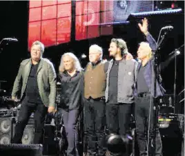  ?? KEVIN MAZUR Getty/Scoop Marketing ?? Eagles’ (Vince Gill, Timothy B. Schmit, Don Henley, Deacon Frey and Joe Walsh) final tour, ‘The Long Goodbye,’ features special guest Steely Dan. New shows added include a date at Hard Rock Live at the Seminole Casino on March 1, 2024.