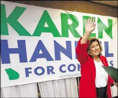  ??  ?? Karen Handel