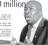  ??  ?? Minister Saviour Kasukuwere