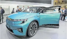  ??  ?? Byton Concept T. Un SUV eléctrico muy refinado.