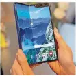  ?? FOTO: DPA ?? Das Samsung Galaxy Fold.