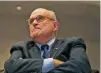  ?? ERIN SCHAFF/NEW YORK TIMES ?? Rudy Giuliani attends the Iran Freedom Convention on Saturday in Washington. The president’s new attorney says he’s still getting up to speed on the issues.