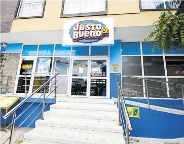  ?? Josefina Villarreal ?? Tienda de Justo & Bueno que se encuentra en el barrio Boston de Barranquil­la.