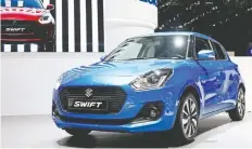  ??  ?? Los modelos Swift e Ignis de Suzuki dieron impulso a la automotriz durante el año pasado, al registrar mayores ventas que el Río y el Ibiza.