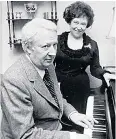  ??  ?? Musical premiers : Waterman with Edward Heath and John Major