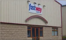  ??  ?? The Fastway hub at the Waterford Road Business Park, New Ross.