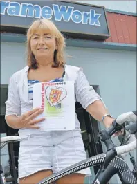  ?? GREG MCNEIL/CAPE BRETON POST ?? Yolanda LeVert is the community leader for the Cape Breton portion of the annual Heartland Tour. The cycling event promotes heart health and will be in Cape Breton on Monday.