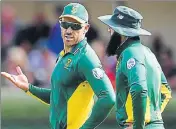  ?? GETTY IMAGES ?? Faf du Plessis (left) and Hashim Amla.