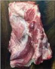 ?? PHOTO COURTESY OF CARNICOPIA MEATS ?? Try braising pork brisket in milk with rosemary and sage.