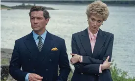  ?? Photo Credit: Keith Bernstein/Netflix ?? Love lost … Dominic West as Prince Charles and Elizabeth Debicki as Princess Diana in season five of The Crown. Photograph: