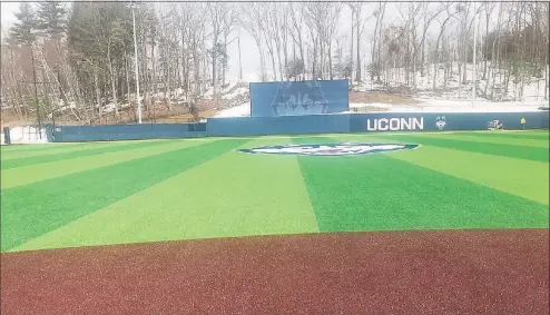  ?? Jeff Jacobs / Hearst Connecticu­t Media ?? UConn’s Elliot Ballpark, the Huskies’ new baseball facility.