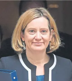  ??  ?? Amber Rudd quit Cabinet in 2018 in a row over immigratio­n targets