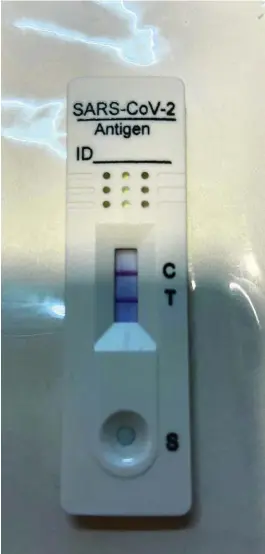  ?? ?? El test covid positivo de este técnico sanitario riojano