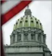  ?? ASSOCIATED PRESS ?? The state capitol dome is shown in Harrisburg. The state is poised to set a policy exempting police audio and video recordings from its public-records law.