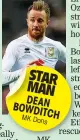  ??  ?? STAR MAN DEAN BOWDITCH MK Dons